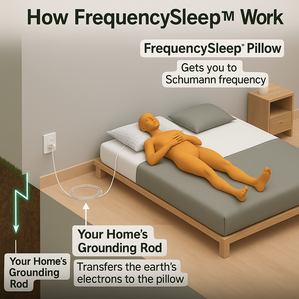 FrequencySleep™ Schumann Frequency Pillow Case