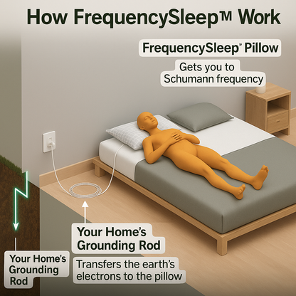 FrequencySleep™ Schumann Frequency Pillow Case